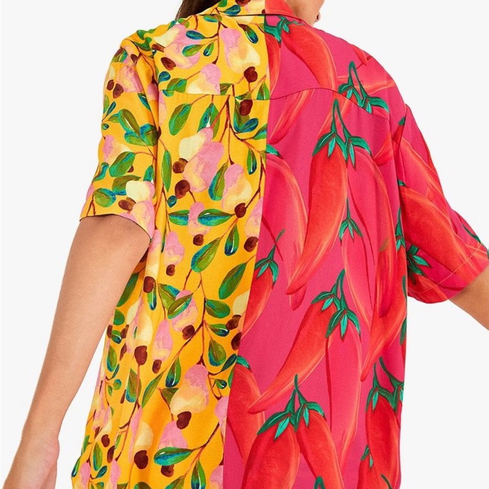 Farm Rio Vibrant tunic shirt